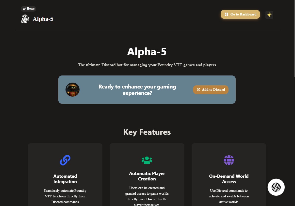 Navigate to Dashboard